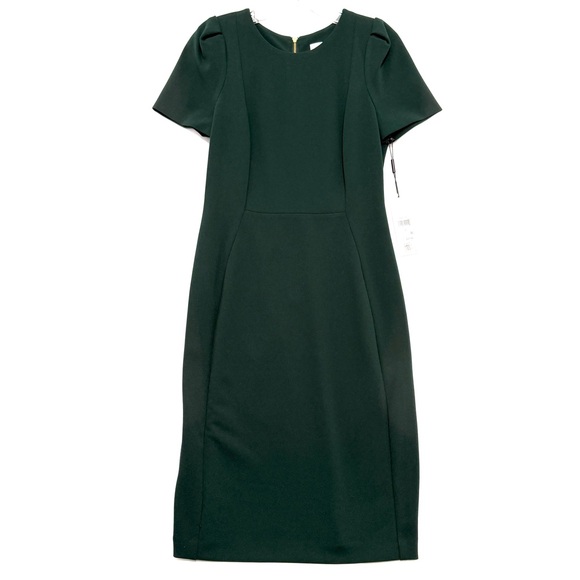 Calvin Klein Dark Forest Green Midi Dress